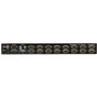 Tripp Lite 16-Port 1U Rackmount USBPS2 KVM Switch - Steel Housing - 16 x 1 - 16 x HD-15 - 1U - Rack-mountable B042-016