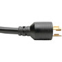 Tripp Lite 1ft Power Cord Y Splitter Cable L6-20P to 2xL6-20R for PDUUPS 20A 10AWG 1 - 220 V AC  20 A - Black - 1 ft 030 m Cord P039-001-2