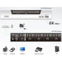 Aten CubiQ CS1794 KVM Switch - 4 x 1 - 4 x Type B USB 4 x HDMI Digital AudioVideo 4 x Mini-phone Audio 4 x Mini-phone Microphone CS1794