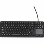iKey SK-97-TP-BLK Keyboard - Cable Connectivity - USB Interface - Windows Mac OS - Workstation - TouchPad - PC Mac - Industrial - SK-97-TP-USB-BLK