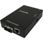 Perle S-100-M2SC2 Fast Ethernet Stand-Alone Media Converter - 1 x Network RJ-45 - 1 x SC Ports - 10100Base-TX 100Base-FX - 2 km - 05050214