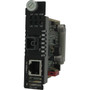 Perle C-110-S1SC40D Media Converter - 1 x Network RJ-45 - 1 x SC Ports - 100Base-BX 10100Base-TX - 40 km - Internal 05051500