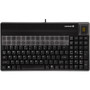 CHERRY SPOS Biometric Keyboard - 117 Keys - QWERTY Layout - 28 Relegendable Keys - Fingerprint Sensor Magnetic Stripe Reader - USB - G86-62430EUADAA