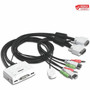 TRENDnet 2-Port DVI USB KVM Switch and Cable Kit with Audio Manage Two PCs USB 20 Hot-Plug Auto-Scan Hot-Keys Compliant - DVI TK-214I