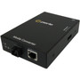 Perle S-1000-S1SC40U Media Converter - 1 x Network RJ-45 - 1 x SC Ports - 101001000Base-T 1000Base-BX - 40 km - Rail-mountable 05050834