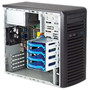 Supermicro SuperServer 5037C-I Server Barebone System - Mid-tower - Socket H2 LGA-1155 - 1 x Processor Support - Intel C202 Chip - 32 SYS-5037C-I