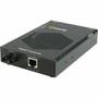 Perle S-1110P-S2ST40 Media Converter - 1x PoE RJ-45 Ports - 1 x ST Ports - 1000Base-EX 101001000Base-T - 40 km - Rail-mountable 05080074