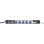 Middle Atlantic RackLink RLNK-SW715R 7-Outlets PDU - Monitored - NEMA 5-15P - 7 x AC Power - 1U - Horizontal - Rack-mountable RLNK-SW715R
