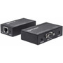 Manhattan VGA Cat55e6 Extender - 1 Input Device - 2 Output Device - 98425 ft 300000 mm Range - 2 x Network RJ-45 - 1 x VGA In - 177344