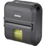 Brother RuggedJet RJ4040-K Direct Thermal Printer - Monochrome - Portable - Label Print - USB - Serial - Wireless LAN - Battery - - 5 RJ4040-K