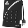 Apricorn Aegis Padlock A25-3PL256-S512 512 GB Portable Rugged Solid State Drive - External - USB 30 - 160 MBs Maximum Read Transfer A25-3PL256-S512