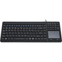 Solidtek Industrial Mini Keyboard with Touchpad on Right KB-IKB107 - USB - TouchPad KB-IKB107