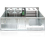 iStarUSA 3U Compact Rackmount Chassis compatible with PS2 Power Supply - Rack-mountable - Black - Steel - 3U - 7 x Bay - 0 - ATX ATX D-314-MATX