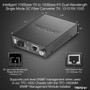 TRENDnet Intelligent 100Base-TX to 100Base-FX Dual Wavelength Single Mode SC Fiber Media Converter 40 km  249 Miles RJ-45 Port - TFC-110S40D3I