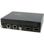 Perle 10 Gigabit Ethernet IP-Managed Stand-Alone Media Converter with Dual XFP Slots - Management Port - 10GBase-X - 2x XFP Slots - 05071174