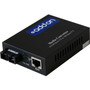 AddOn ADD-FMC-FX-8SC TransceiverMedia Converter - Network RJ-45 - 10100Base-TX 100Base-FX - 80 km - External ADD-FMC-FX-8SC