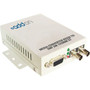 AddOn Fiber to Serial Media Converter - 1 x ST Ports - 2 km - Desktop ADD-RS232-ST