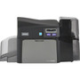 Fargo DTC4250e Single Sided Desktop Dye SublimationThermal Transfer Printer - Color - Card Print - Fast Ethernet - USB - LCD Display 052200