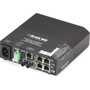 Black Box Hardened PoE PSE Switch 5 10100 RJ-45 1 Multimode ST AC Powered - 6 Ports - 10100Base-TX 100Base-X - 2 Layer - - 3 LPH240A-H-ST