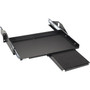 Black Box Sliding Keyboard Shelf with Mouse Extension - 2U - 4 Height x 7 Width x 20 Depth - Steel RM382-R3