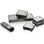IOGEAR Long Range Wireless 5x2 HDMI Matrix PRO with 3 Additional Receivers - 1920 x 1080 - Full HD - 5 x 5 - TV - 5 x HDMI Out - Video GWHDMS52MBK4