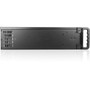 iStarUSA 3U Compact Stylish Rackmount Chassis with SEA Bezel - Rack-mountable - Black Red - Aluminum Alloy SECC Zinc-coated Steel - D-300SEA-RD