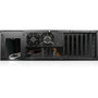 iStarUSA 3U Compact Stylish Rackmount Chassis with SEA Bezel - Rack-mountable - Black Red - Aluminum Alloy SECC Zinc-coated Steel - D-300SEA-RD