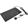SIIG IndustrialMedical Grade Washable Backlit Keyboard with Pointing Device - Cable Connectivity - USB 20 Interface - 89 Keys - - JK-US0911-S1