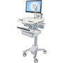 Ergotron StyleView Telepresence Cart Dual Monitor - Up to 24 60960 mm Screen Support - 44 lb 1995806 g Load Capacity - 5050 SV43-1310-0