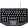 iKey Full Travel Keyboard - Cable Connectivity - USB Interface - Emergency Hot Keys - TouchPad IK-88-TP-USB