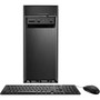 Lenovo H50 90B700EHUS Desktop Computer - Intel Pentium G3260 - 4 GB - 500 GB HDD - Tower - Black Gray - Windows 10 Home 64-bit - HD - 90B700EHUS