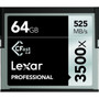Lexar Professional 64 GB CFast Card - 525 MBs Read - 445 MBs Write - 3500x Memory Speed - Lifetime Warranty LC64GCRBNA3500