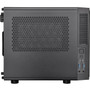 Thermaltake Suppressor F1 Mini ITX Chassis - Black - SPCC Plastic - 4 x Bay - 0 - Mini ITX Motherboard Supported - 5 x Fans - 0 x - CA-1E6-00S1WN-00