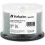 Verbatim DVD+R DL 8.5GB 8X DataLifePlus White InkJet Printable, Hub Printable - 50pk Spindle - 120mm - Printable - Inkjet Printable (Fleet Network)