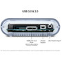 OWC Mercury On-The-Go Pro 1 TB Portable Solid State Drive - External - SATA SATA600 - USB 30 - 256-bit 128-bit Encryption - 3 OWCMSU3SSDT10