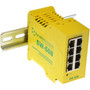 Brainboxes Industrial Ethernet 8 Port Switch DIN Rail Mountable - 8 Ports - Ethernet - 10100Base-TX - 2 Layer Supported - Twisted - - SW-508