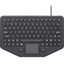 iKey SkinnyBoard Mobile Keyboard with Touchpad - Cable Connectivity - USB Interface - Industrial Silicon Rubber Keyswitch SB-87-TP-M-USB-SYN