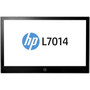HP L7014 14 Class WXGA LCD Monitor - 169 - Black Asteroid - 14 Viewable - LED Backlight - 1366 x 768 - 144 Million colors - 200 - T6N31AAABA