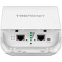 TRENDnet 10dBi Wireless N300 Outdoor PoE Access Point TEW-740APBO Point-to-Point 24 GHz Multiple SSID AP WDS Client Bridge - TEW-740APBO