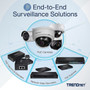 TRENDnet 10dBi Wireless N300 Outdoor PoE Access Point TEW-740APBO Point-to-Point 24 GHz Multiple SSID AP WDS Client Bridge - TEW-740APBO