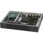 Supermicro SuperChassis E300 - Rack-mountable - Black - 1U - 2 x Bay - 0 - Flex ATX Mini ITX Motherboard Supported - 3 x Fans - 2 x CSE-E300