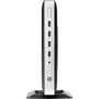 HP t630 Thin Client G-Series Quad-core 4 Core 2 GHz - 4 GB RAM DDR4 SDRAM - 8 GB Flash Radeon R6E Graphics - Gigabit Ethernet - HP - X4X16AAABA