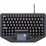 Gamber-Johnson iKey Full Travel Keyboard with Attachment Versatility and Red Back Lighting - Cable Connectivity - LED - 88 Keys - - 7300-0082
