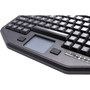 Gamber-Johnson iKey Full Travel Keyboard with Attachment Versatility and Green Back Lighting - Cable Connectivity - TouchPad 7300-0084