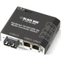 Black Box LBH2001 TransceiverMedia Converter - 2 x Network RJ-45 - 1 x SC Ports - Multi-mode - 003 mil 0 mm Fiber - Gigabit - - LBH2001A-H-SC-24