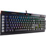 Corsair K95 RGB PLATINUM Mechanical Gaming Keyboard - Cherry MX Brown - Black - Cable Connectivity - USB Interface - Multimedia G-Key CH-9127012-NA