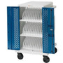 Bretford Core M Carts - 2 Shelf - 4 Casters - 253 Width x 265 Depth x 414 Height - For 24 Devices CORE24MSBP-90D