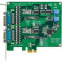 Advantech 2-port RS-232 PCI Express Communication Card wSurge - Plug-in Card - PCI Express 20 x1 - PC Linux - 2 x Number of Serial PCIE-1604B-AE