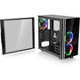 Thermaltake View 31 Tempered Glass RGB Edition Mid Tower Chassis - Mid-tower - SPCC Tempered Glass - 3 x Bay - Mini ITX Micro ATX - CA-1H8-00M1WN-01