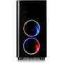 Thermaltake View 31 Tempered Glass RGB Edition Mid Tower Chassis - Mid-tower - SPCC Tempered Glass - 3 x Bay - Mini ITX Micro ATX - CA-1H8-00M1WN-01